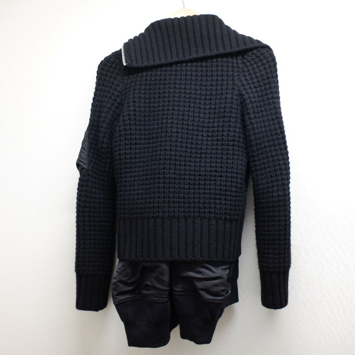 楽天市場】sacai サカイ 【19AW】19-04718 ニットレイヤード ナイロン 