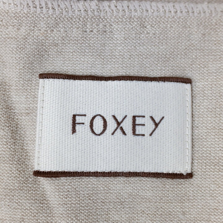 楽天市場】FOXEY フォクシー 37438 カシミヤ/シルク混 フォックス 