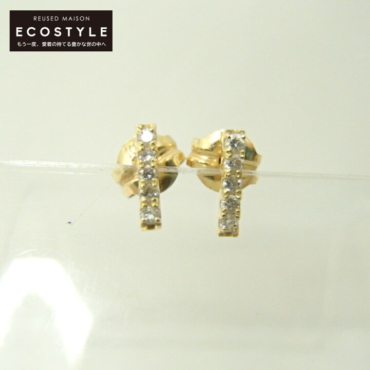 楽天市場】saffraan サフラン ミニバー ダイヤモンドピアス 0.04ct x 2 