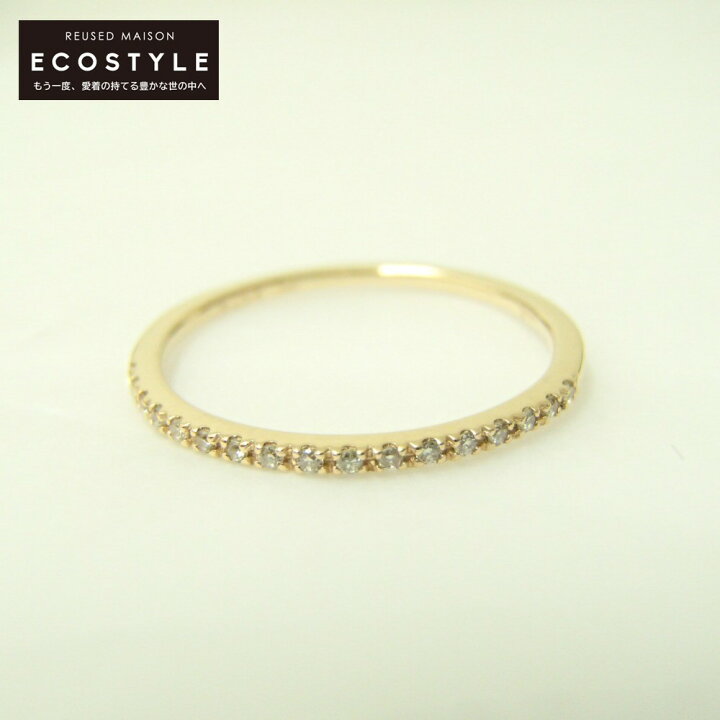 楽天市場】agete アガット ハーフエタニティ ダイヤモンドリング 0.05  