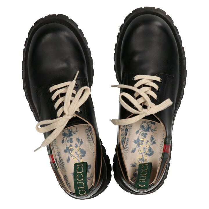 楽天市場】GUCCI グッチ 547668 ウェブ レースアップ プレーントゥ  