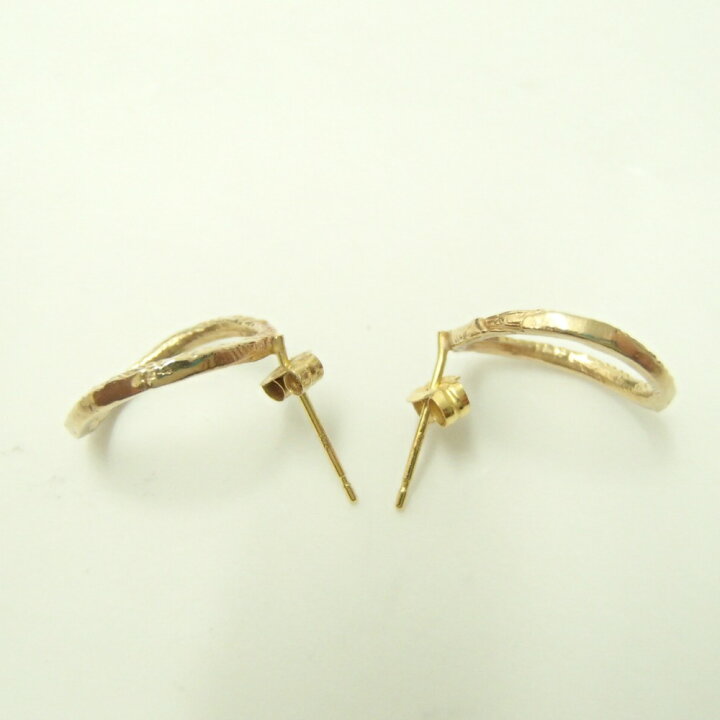 楽天市場】KAORU カオル PK10-586 ラウンドピアス K10 K18 ピンク 