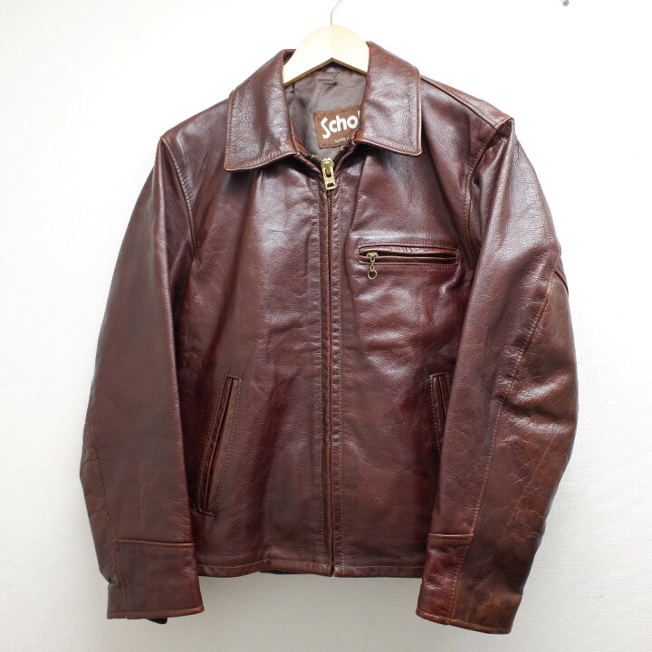 楽天市場】SCHOTT ショット 659 襟付 レザーシングルライダース 