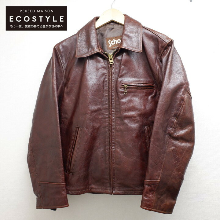 楽天市場】SCHOTT ショット 659 襟付 レザーシングルライダース 