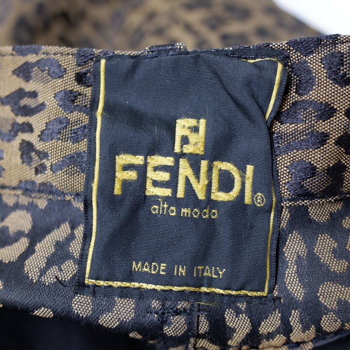 楽天市場】FENDI フェンディ レオパード柄 ロングパンツ/ ボトムス 27  
