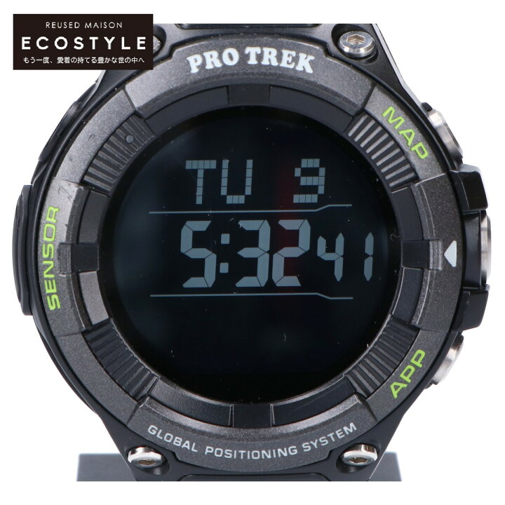 楽天市場】CASIO カシオ WSD-F21HR-BK PROTREK Smart プロトレック  