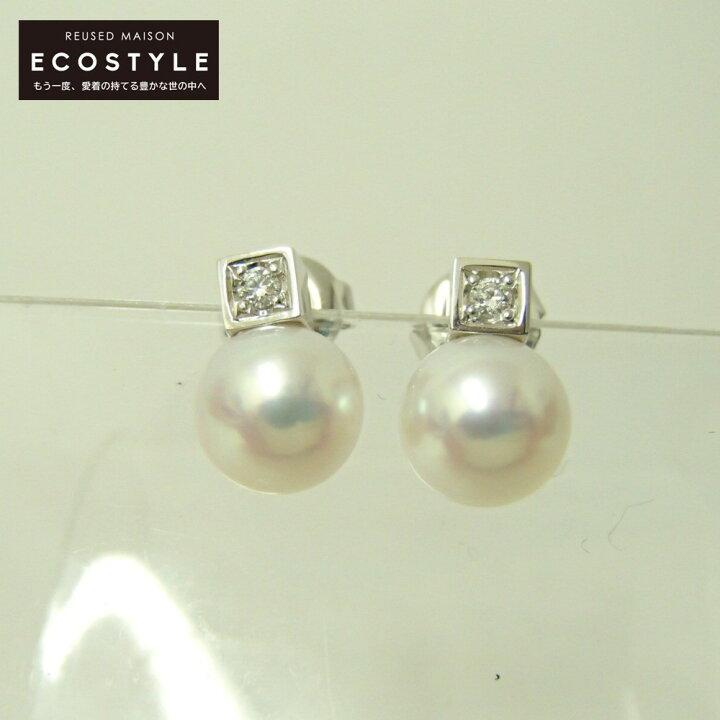 楽天市場】MIKIMOTO ミキモト PE-1287PU ダイヤモンドxアコヤパール 