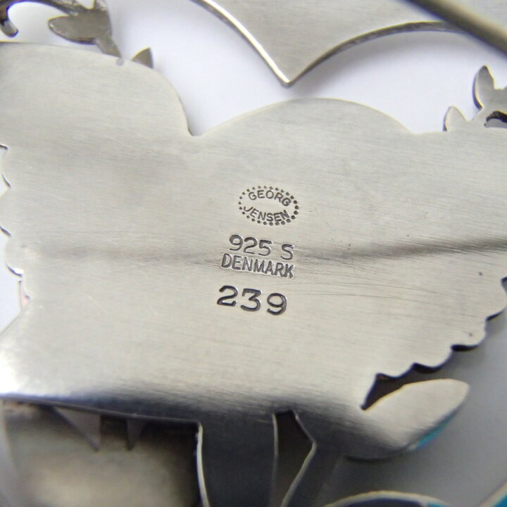 楽天市場】GEORG JENSEN ジョージジェンセン 239 小鳥 ハート型 透かし 