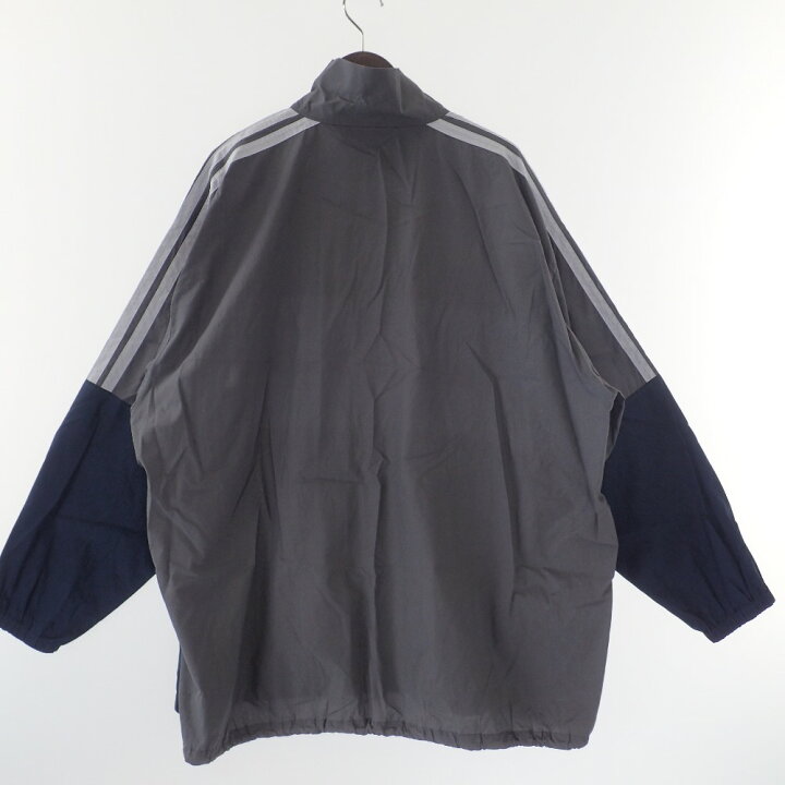 確実正規品 BALENCIAGA ナイロンジャケット グレー/ネイビー 楽天市場 