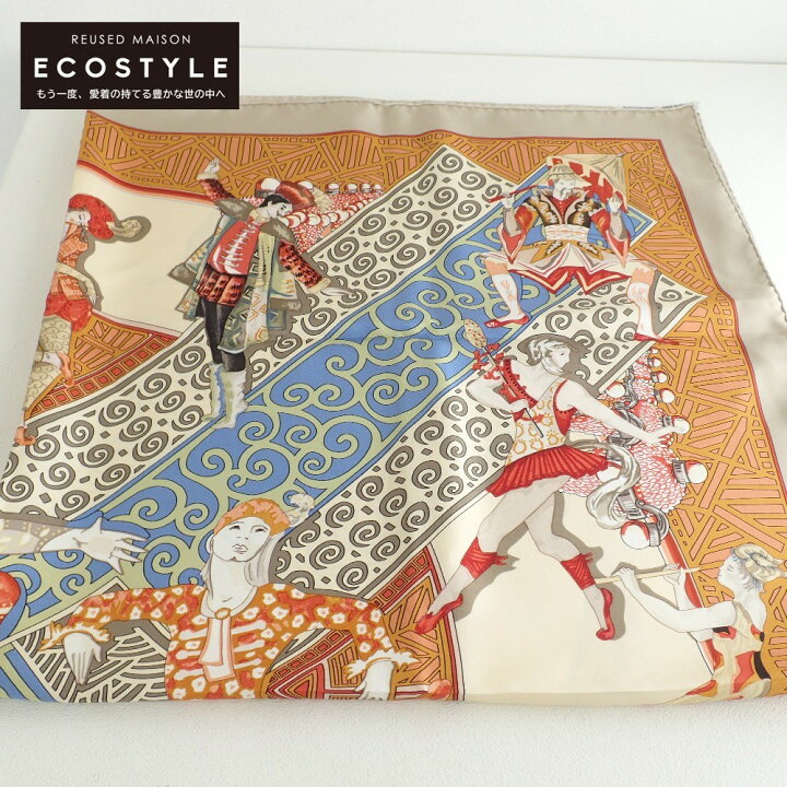 楽天市場】HERMES エルメス カレ90 LES BALLETS RUSSES ロシア バレエ 
