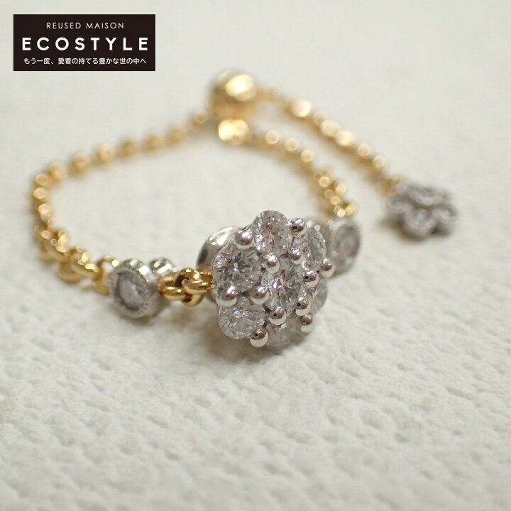 楽天市場】AbHeri アベリ 269R ダイヤモンドチェーンリング 0.43ct 