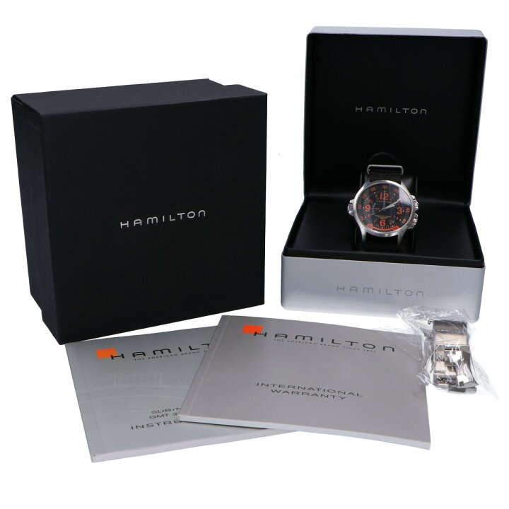楽天市場】HAMILTON ハミルトン H776650 Khaki GMT Air Race カーキGMT 