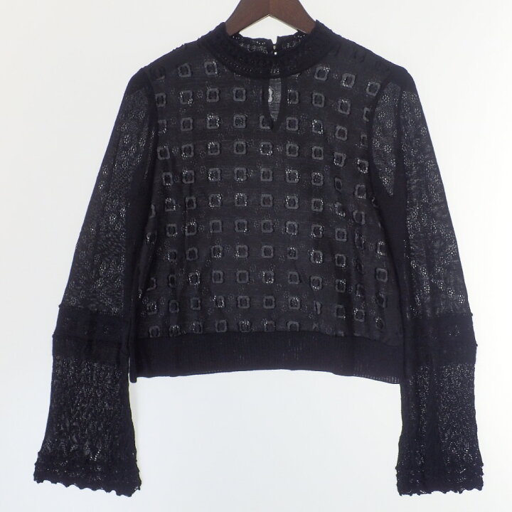 楽天市場】mame マメ MM20FW-KN043 Floral Cut-Jacquard Top With  