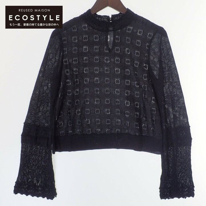 楽天市場】mame マメ MM20FW-KN043 Floral Cut-Jacquard Top With 