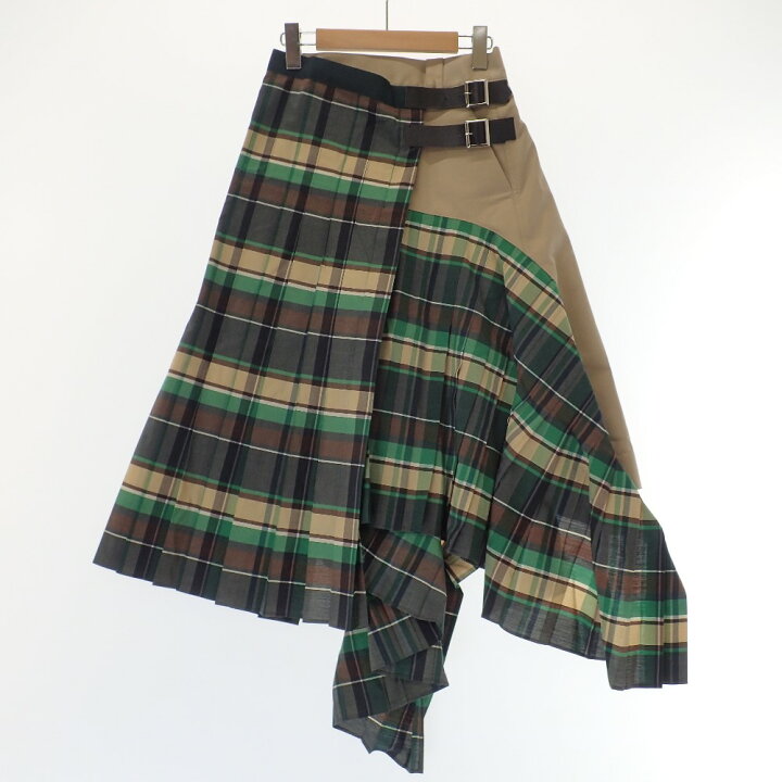 楽天市場】sacai サカイ 【19年製】19-04466 チェック切替ドッキング 