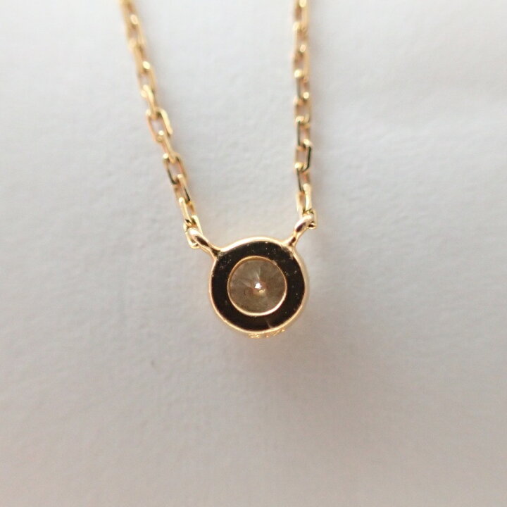 楽天市場】agete アガット 1Pダイヤモンド ネックレス 0.07ct K18 