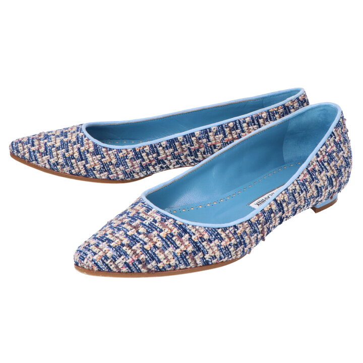 楽天市場】MANOLO BLAHNIK マノロブラニク BBFLAT ツイード 