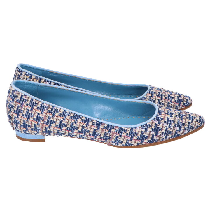 楽天市場】MANOLO BLAHNIK マノロブラニク BBFLAT ツイード フラット 