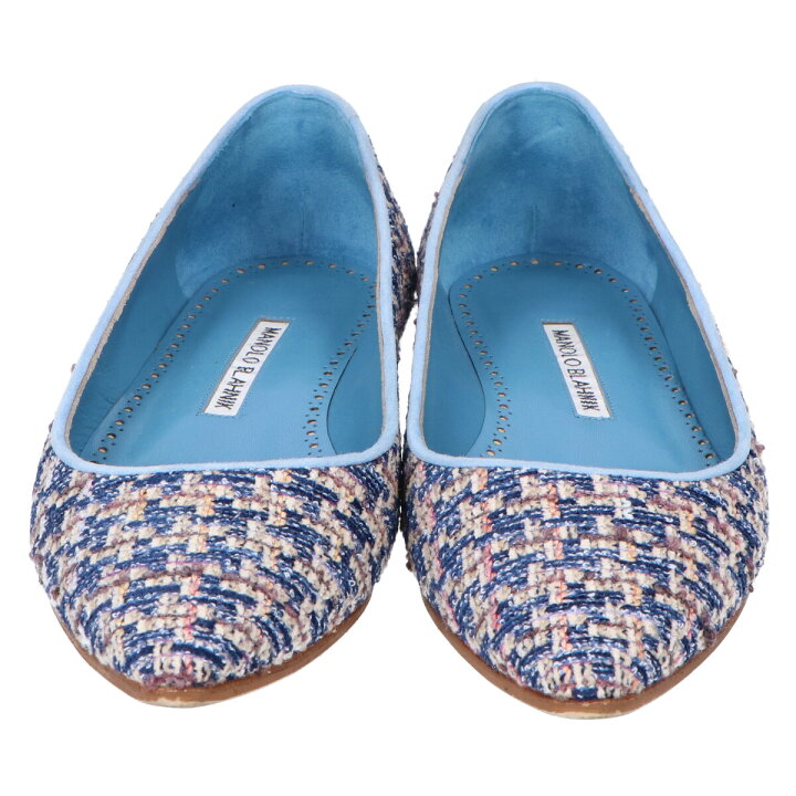 楽天市場】MANOLO BLAHNIK マノロブラニク BBFLAT ツイード フラット 