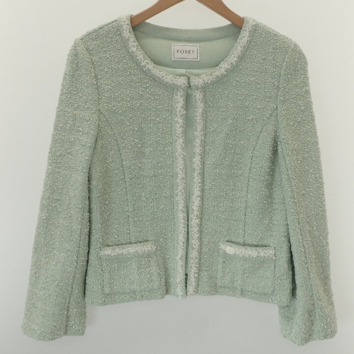 楽天市場】FOXEY フォクシー 35465 クチュールニット ノーカラー 