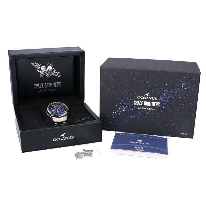 楽天市場】CASIO カシオ OCW-G2000SB-2AJR OCEANUS オシアナス 宇宙 