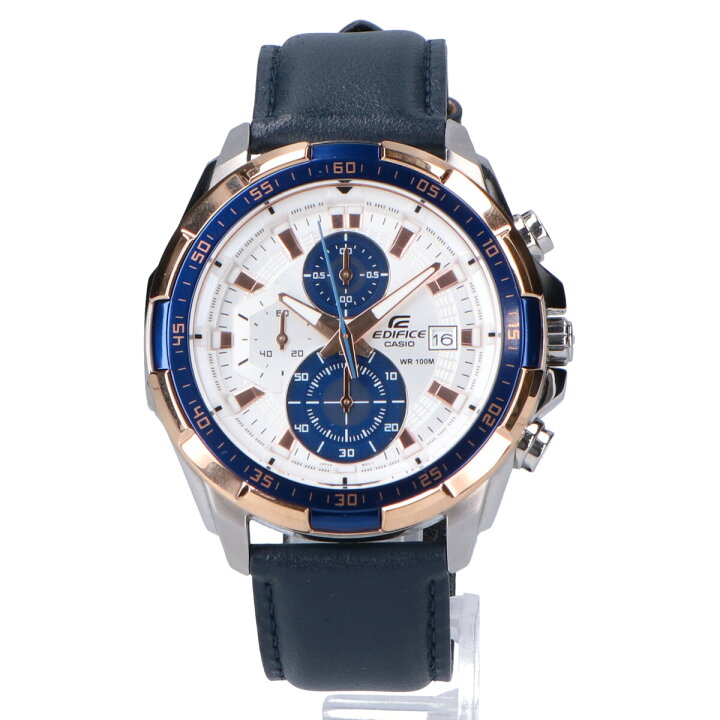 楽天市場】EDIFICE エディフィス xCASIOカシオ EFR-539L-7CV レザー 