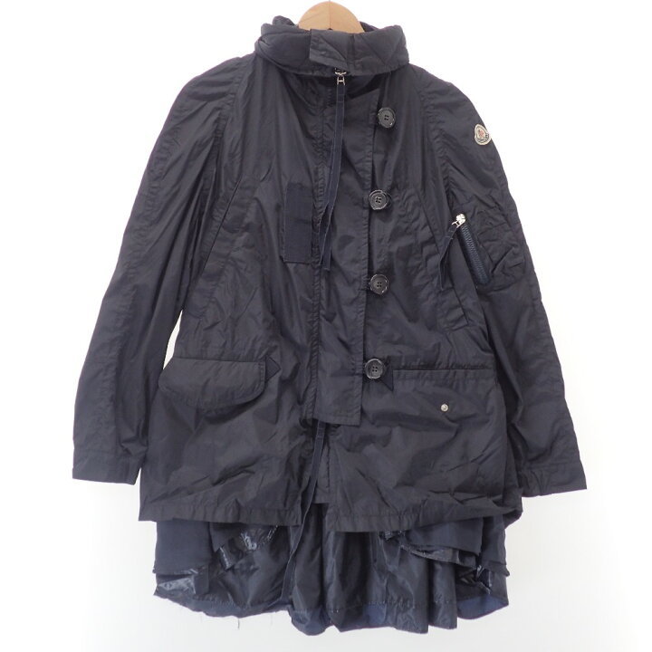 楽天市場】MONCLER モンクレール xSacai サカイ SORA 裾フリル ジップ 