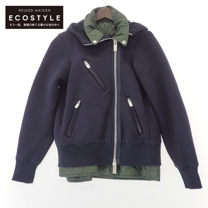 楽天市場】sacai サカイ 19-04634 Sponge Sweat Jacket スポンジ  