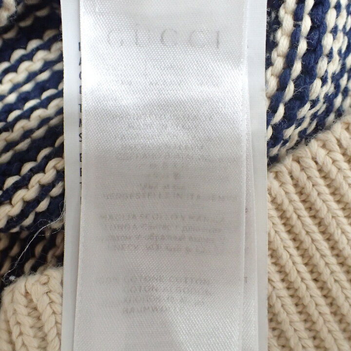 楽天市場】GUCCI グッチ 【国内正規】ボーダー エンブロイダリー V 