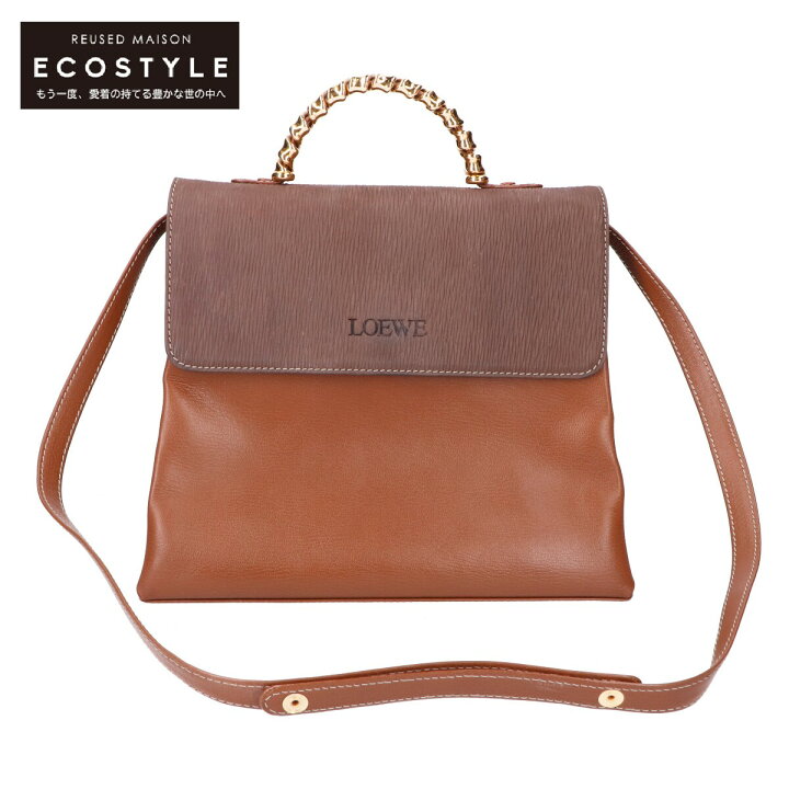 楽天市場】LOEWE ロエベ ベラスケス ツイストハンドル コンビレザー 