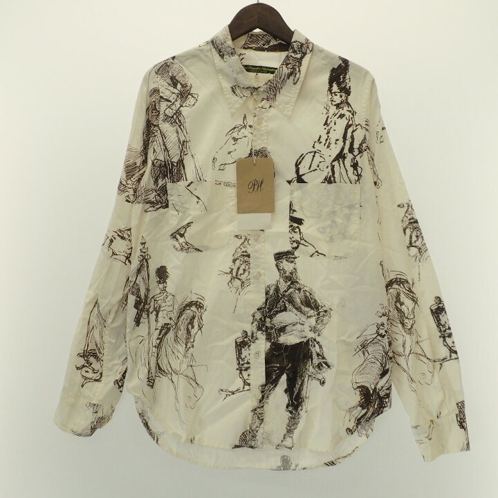 楽天市場】Paul Harnden ポールハーデン 総柄 コットン 長袖ボタン  