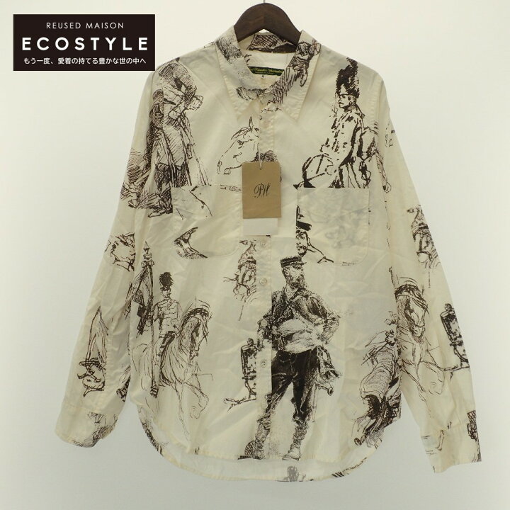 楽天市場】Paul Harnden ポールハーデン 総柄 コットン 長袖ボタン  