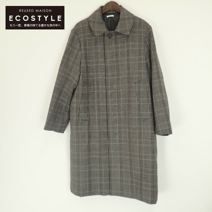 楽天市場】LENOレノ L1802-C0001 STAND FALL COLLAR COAT グレン 