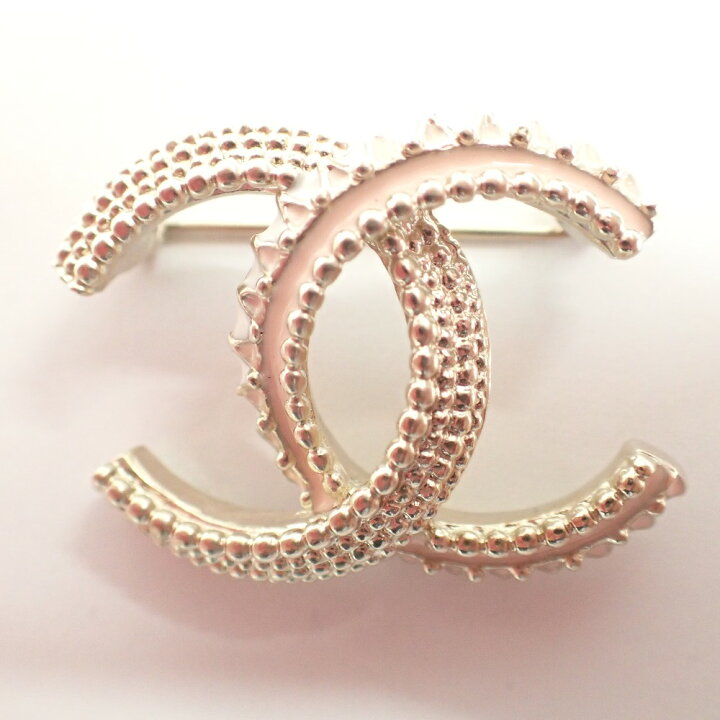 楽天市場】CHANEL シャネル B18C ココマーク ブローチ ゴールド/ピンク 