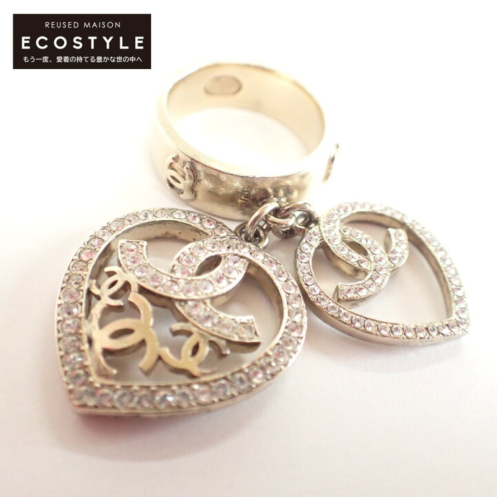 楽天市場】CHANEL シャネル 09C ラインストーン ココマーク スウィング  