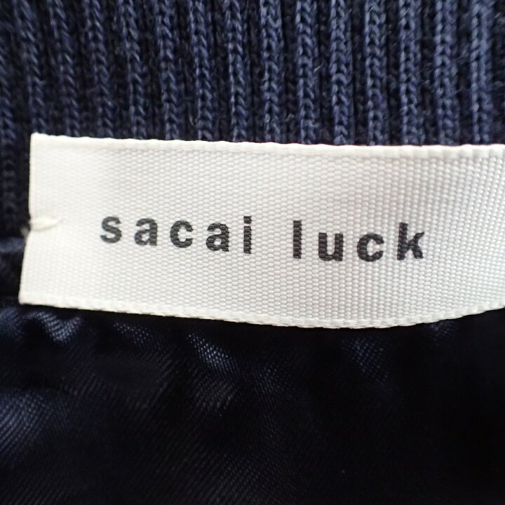 楽天市場】sacai luck サカイラック 14AWLU809 アームレザー切替 A 