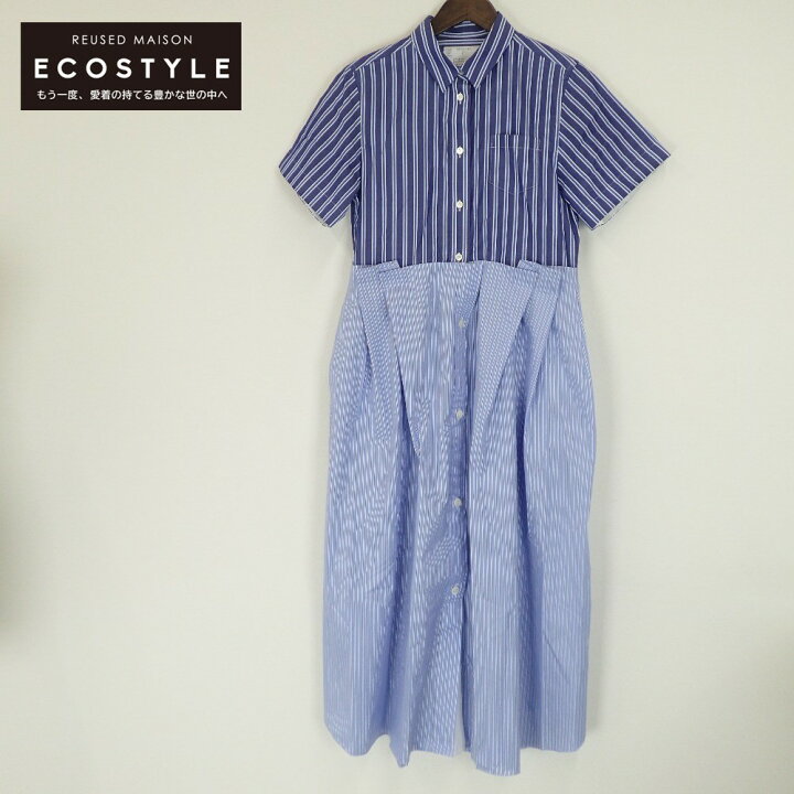 楽天市場】sacai サカイ 【21SS】21-05569 Cotton Stripe Dress 