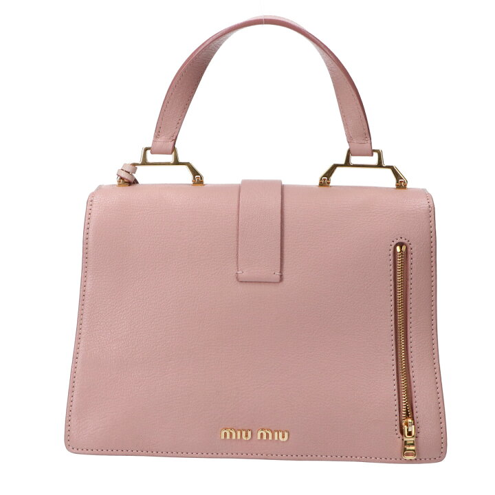 楽天市場】MIUMIU ミュウミュウ マドラス バイカラーフラップ 2WAY  