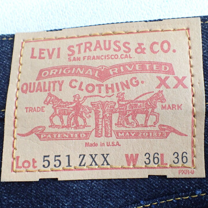 楽天市場 Levi S リーバイス 新品同様 551 0006 551zxx 米国製 バレンシア工場 裏ボタン555刻印 ボタンフライ デニムパンツ ボトムス W36 インディゴ メンズ 中古 ブランドリサイクル エコスタイル