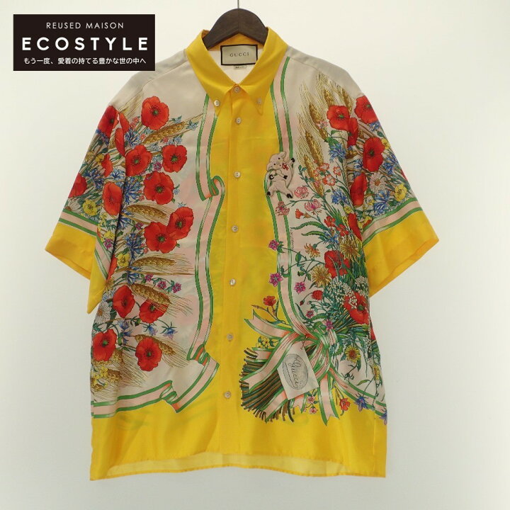 楽天市場】GUCCI グッチ 【国内正規】546182 フローラル シルク100  