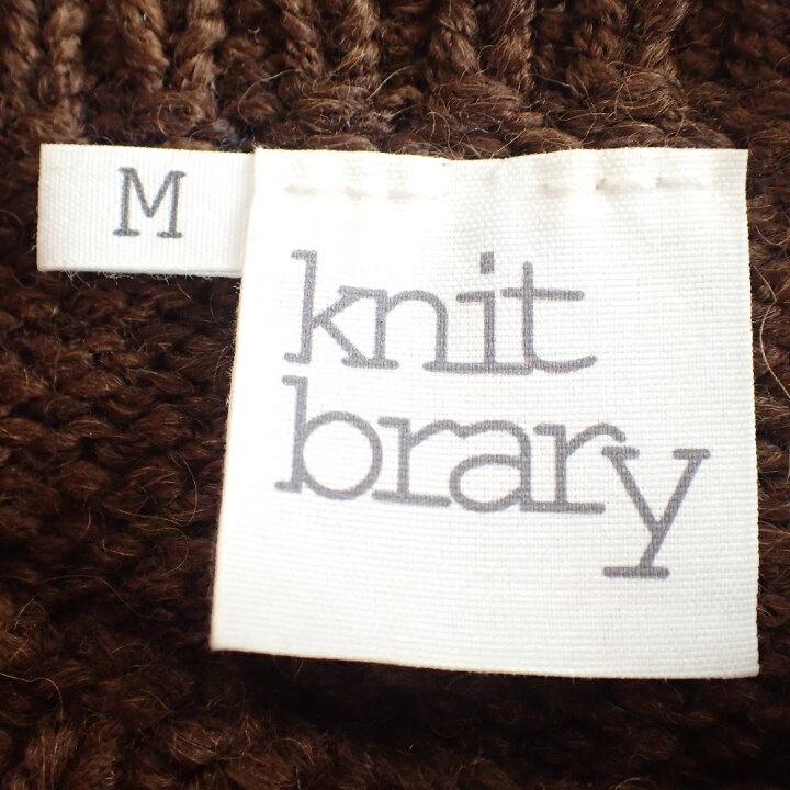 楽天市場】KNIT BRARY ニット ブラリー KNIT BRARY ニット ブラリー M 