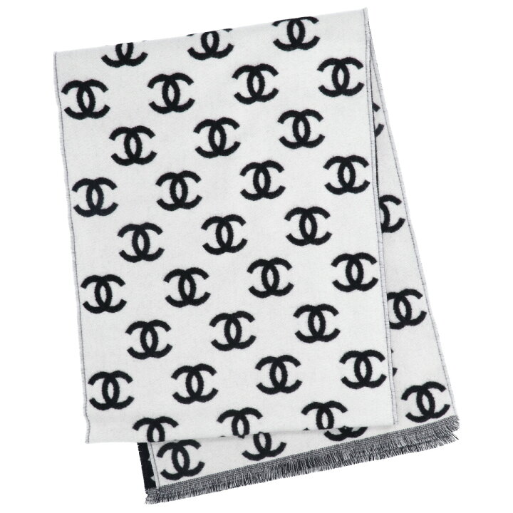 楽天市場】CHANEL シャネル 新品同様/ カシミア混ウール ココマーク 