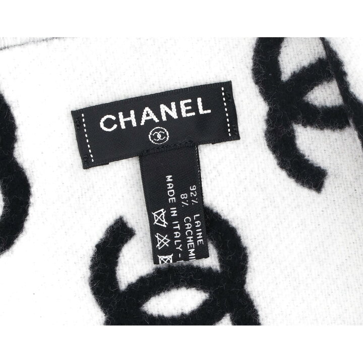 楽天市場】CHANEL シャネル 新品同様/ カシミア混ウール ココマーク 