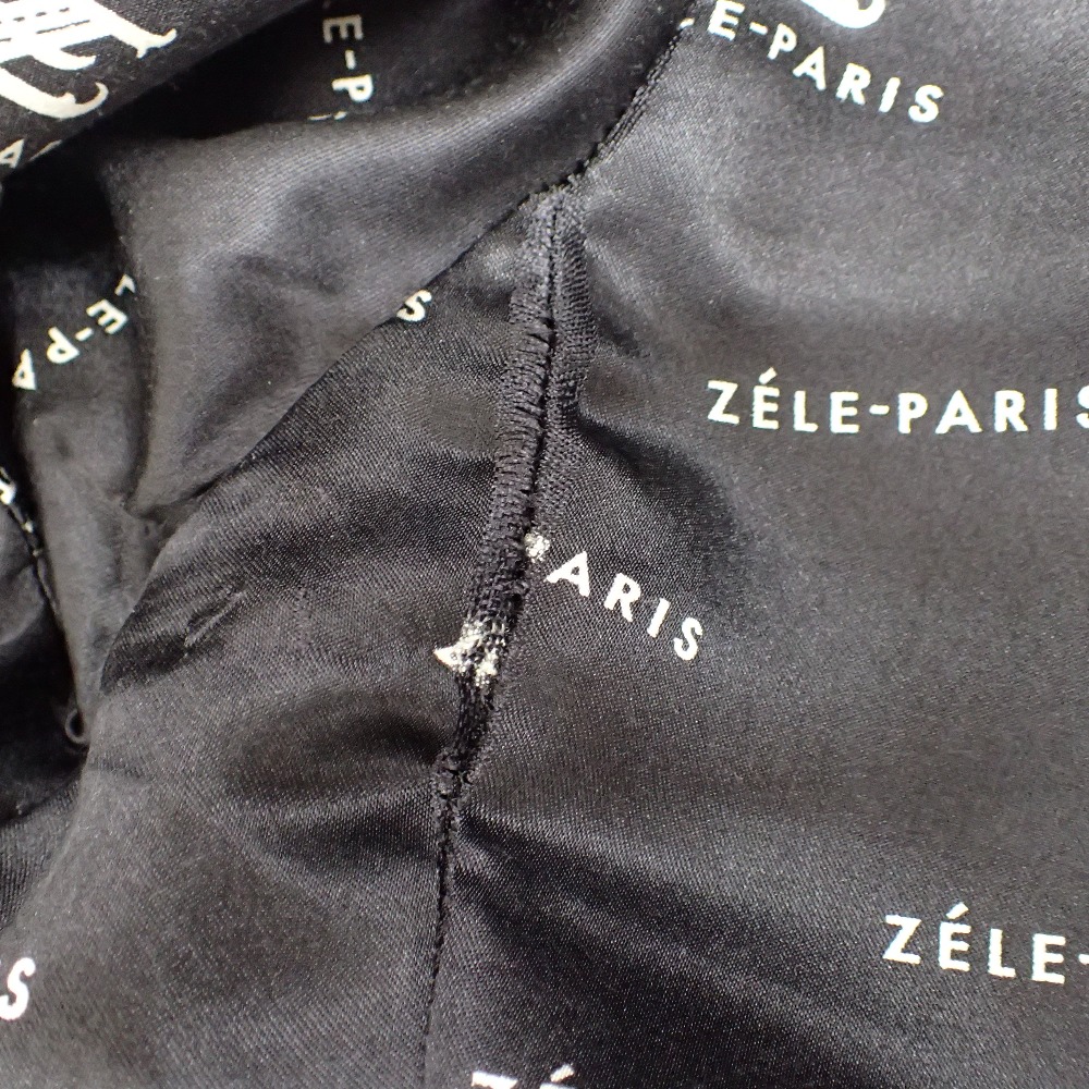 ZELE-PARIS ゼルパリ クロコダイル ジップアップ スタンドカラー ブルゾン ジャケット 50 ブラック メンズ 【中古】 |  ブランドリサイクル　エコスタイル