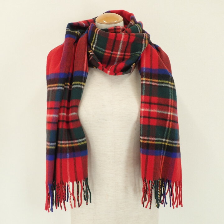 楽天市場】JOHNSTONS ジョンストンズ 【美品】チェック柄 カシミヤ100  