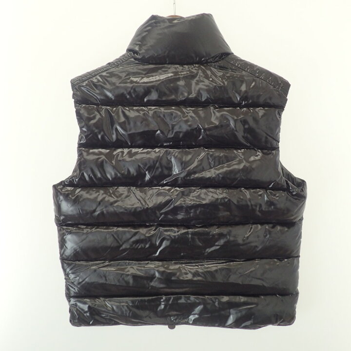 美品モンクレールTIBGILET ダウンベストブラックサイズ3 メンズ