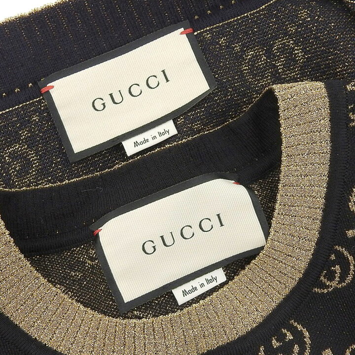 楽天市場】GUCCI グッチ 美品 Gucci グッチ GGコットンラメ 