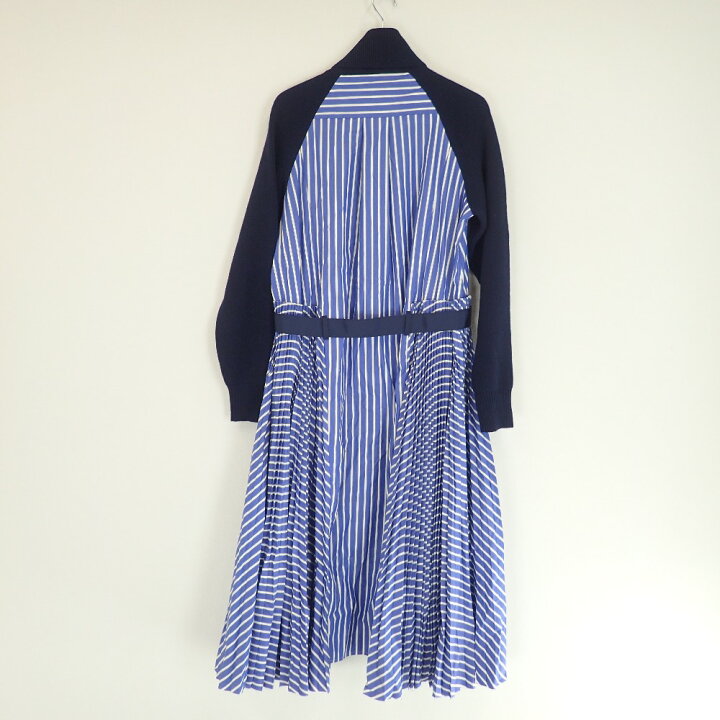 楽天市場】sacai サカイ SCW-044 タートルニット切替 ストライプ  