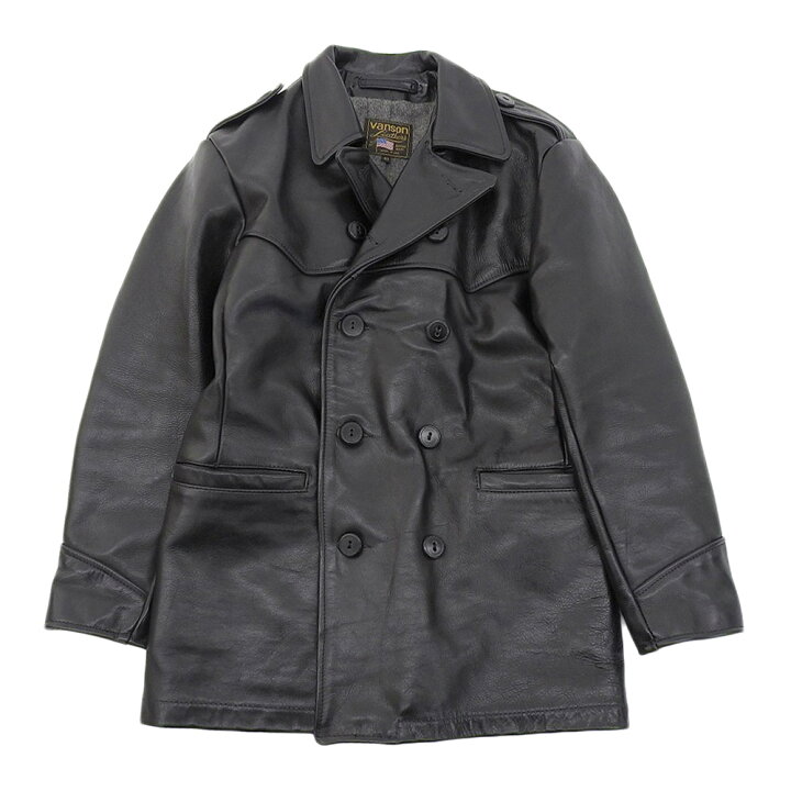 Vanson バンソンピーコート Remington jacket - ピーコート・ウールコート