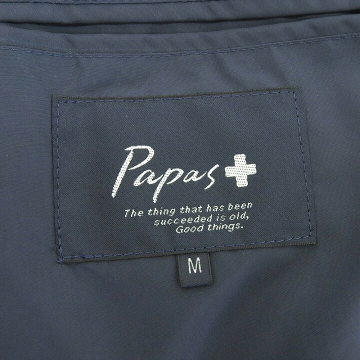 楽天市場】PAPAS パパス Papas パパス 【＋】ムートン 切り替え ダウン 